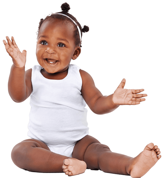 Photo of a smiling and waving hands.
